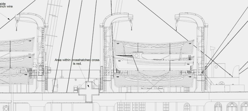 Титаник Британик и Олимпик чертежи