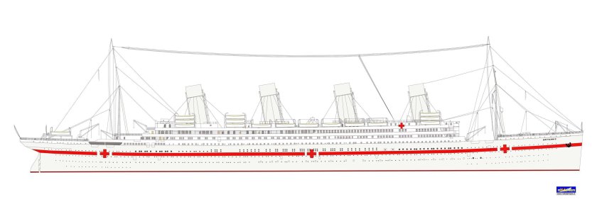 Чертежи Титаника и Британика