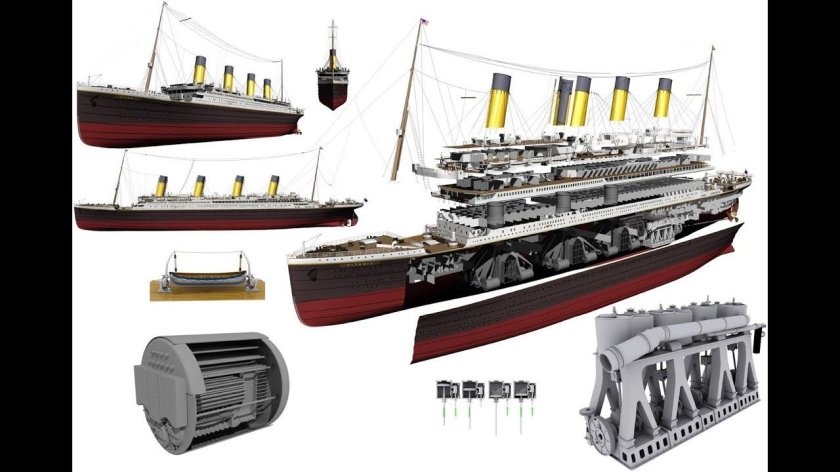 Схема Титаника Британика