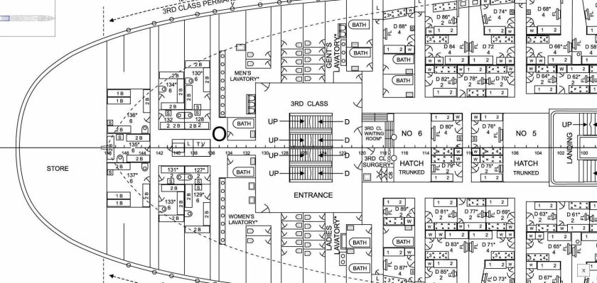 Планы палуб Титаника