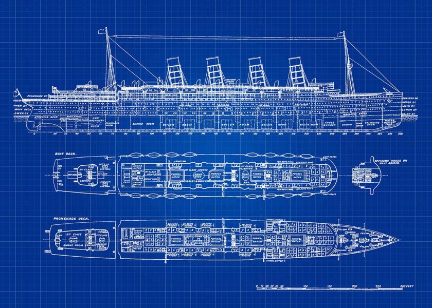 Титаник строение корабля