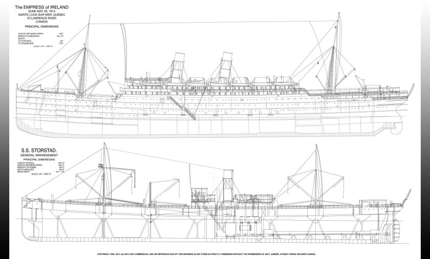 Императрица Ирландии лайнер