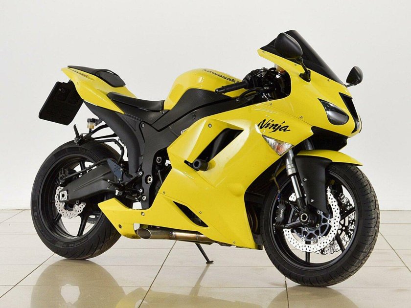 Кавасаки ниндзя 300 желтый