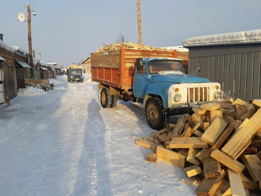 Дрова торец