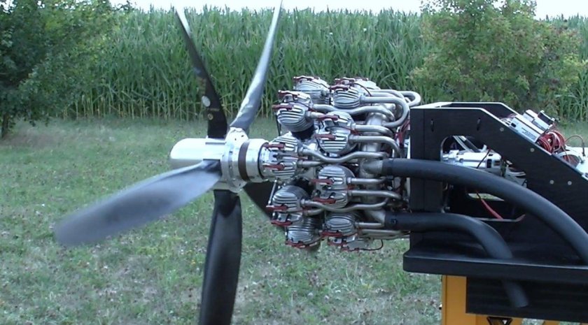 Новый двухцилиндровый авиадвигатель оппозит для малой авиации