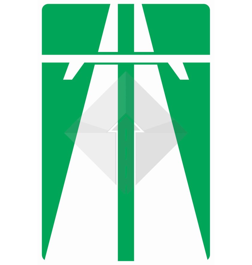 Знак автомагистраль 5.1