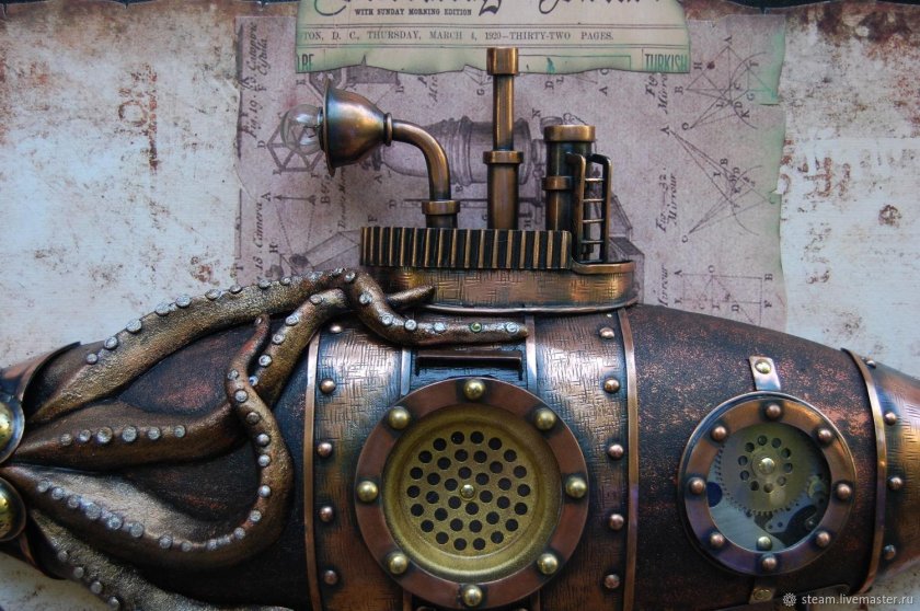 Батискаф стимпанк арт