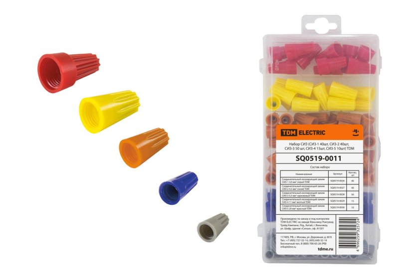 Набор СИЗ (СИЗ-1 40шт, СИЗ-2 40шт, СИЗ-3 50 шт, СИЗ-4 15шт, СИЗ-5 10шт) TDM (5, 50