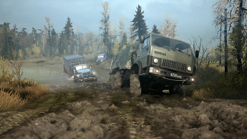 Игра SPINTIRES MUDRUNNER 2