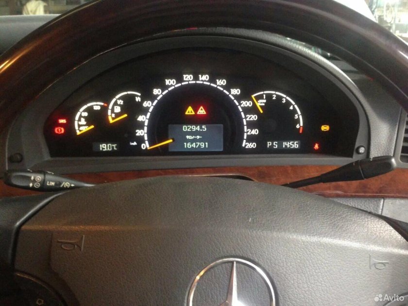 Приборная панель Мерседес w220