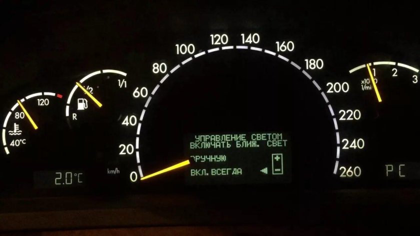 Приборная панель Мерседес w220