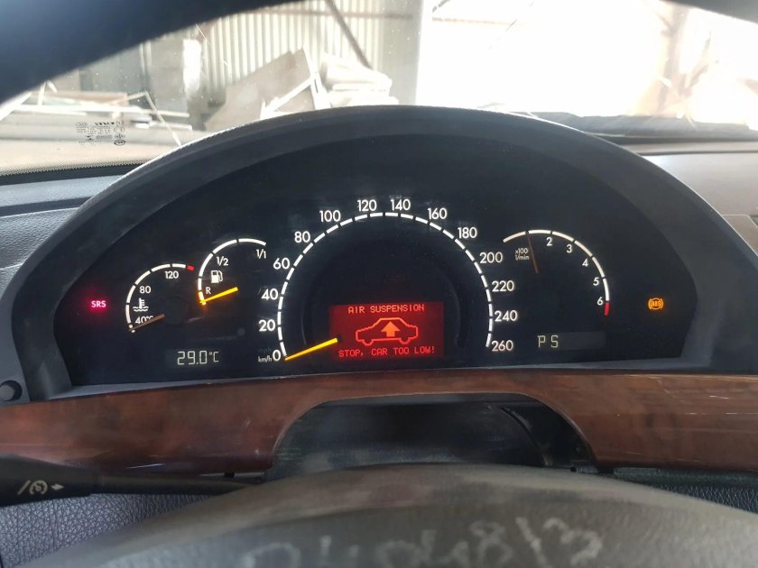 Приборная панель Мерседес w220