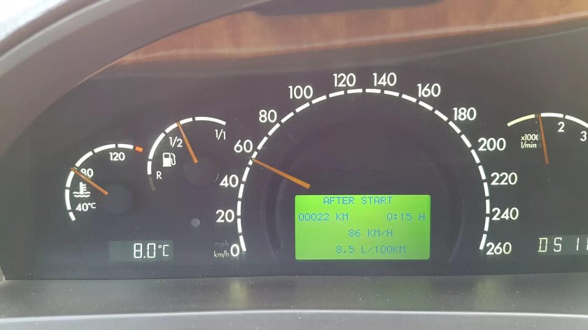 Дисплей приборной панели 203 Мерседес