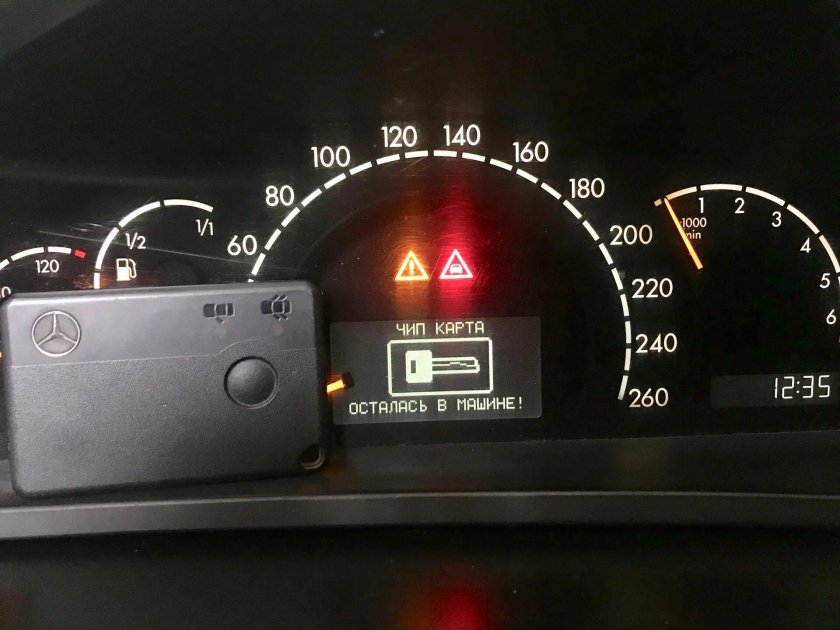 Приборка Мерседес w220