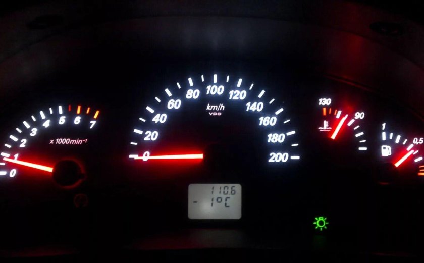 Подсветка панели приборов ВАЗ 2112