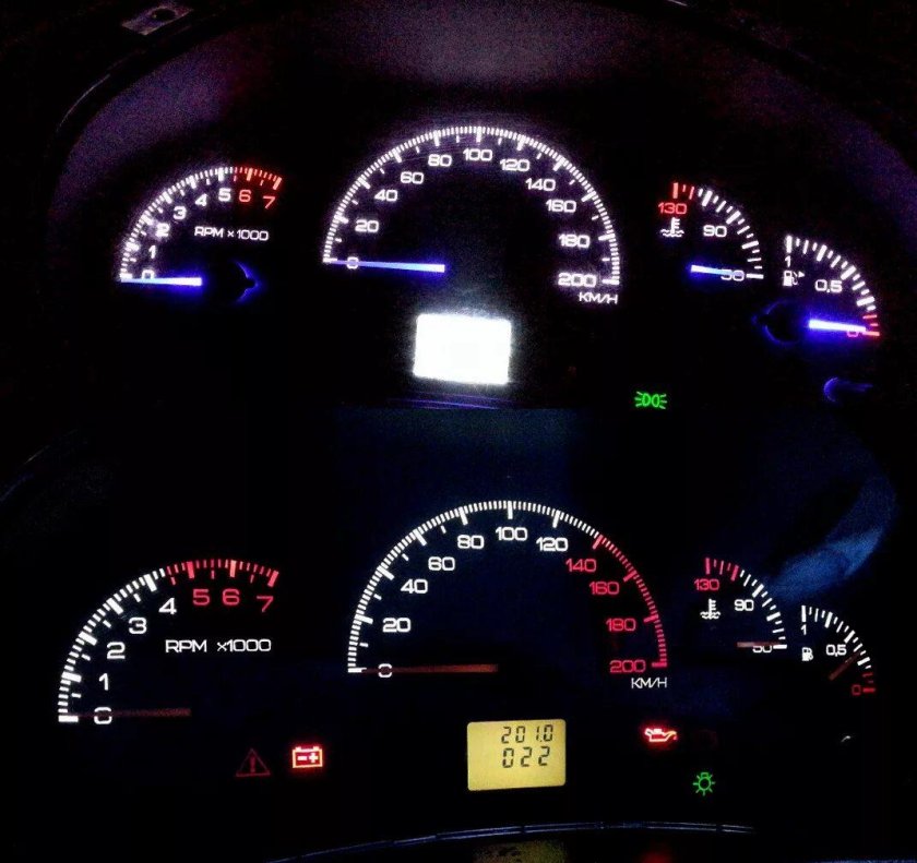 Приборная панель ВАЗ 2112 евро