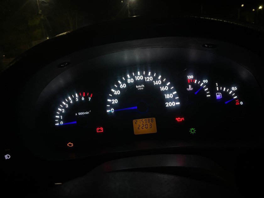 Пересвет приборки ВАЗ 2112 европанель