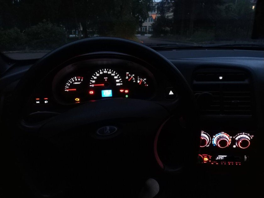 Пересвет салона ВАЗ 2110