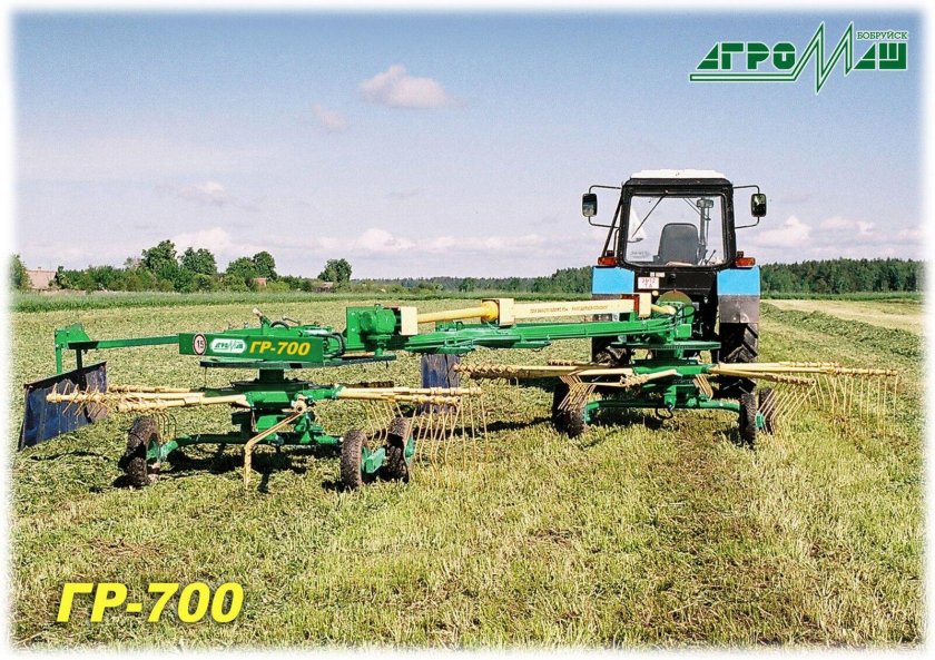 Грабли-ворошилка роторные гр-700 п