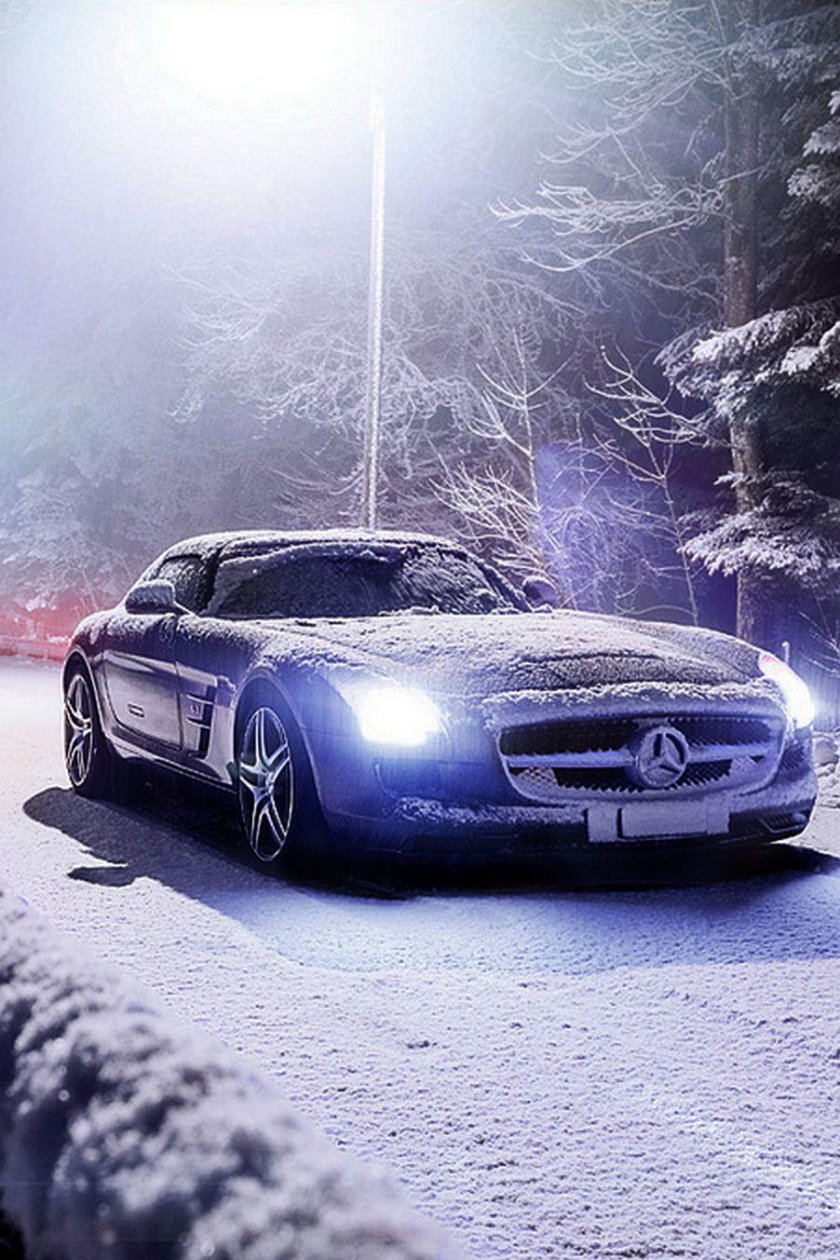 Мерседес зима