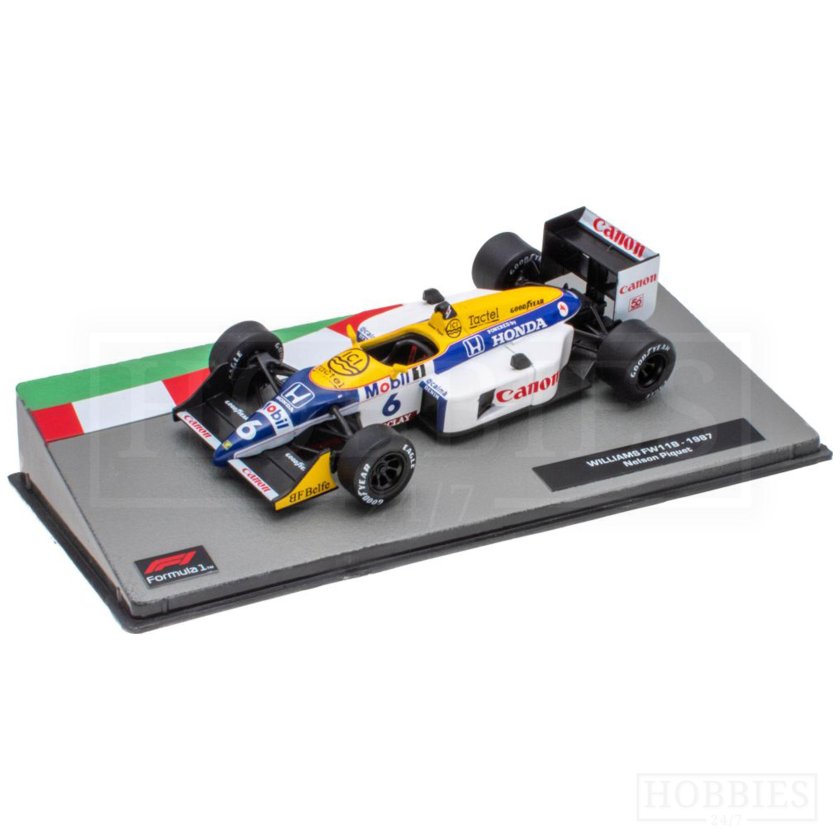 Williams fw11b #6 1987 Nelson Piquet 1/43