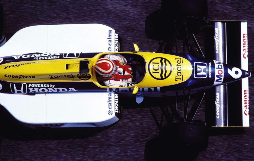 Вильямс 1986 кокпит