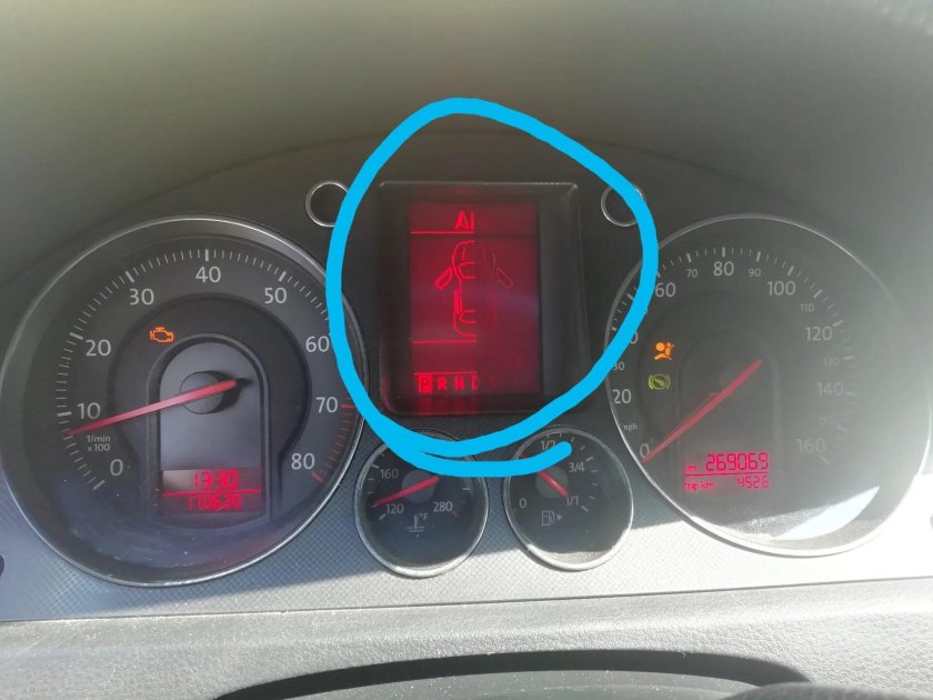 Подсветка приборной панели Пассат б6