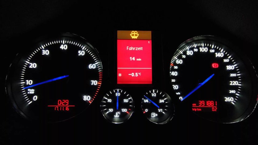 Пересвет приборки гольф 5