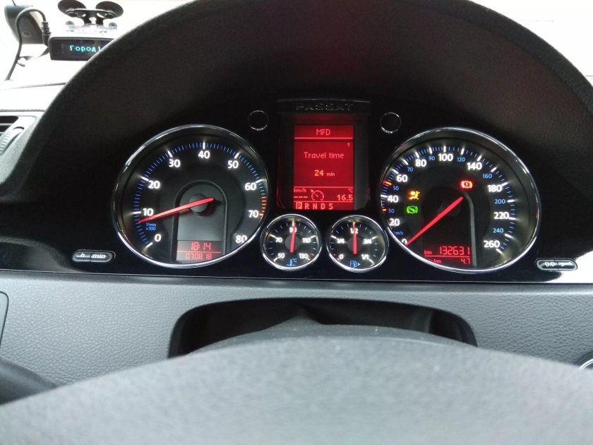 Passat b6 приборка