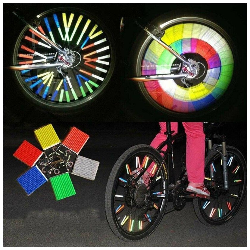 Светоотражатель на спицы велосипеда