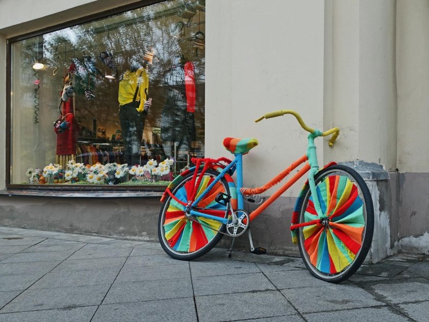Украсить велосипед