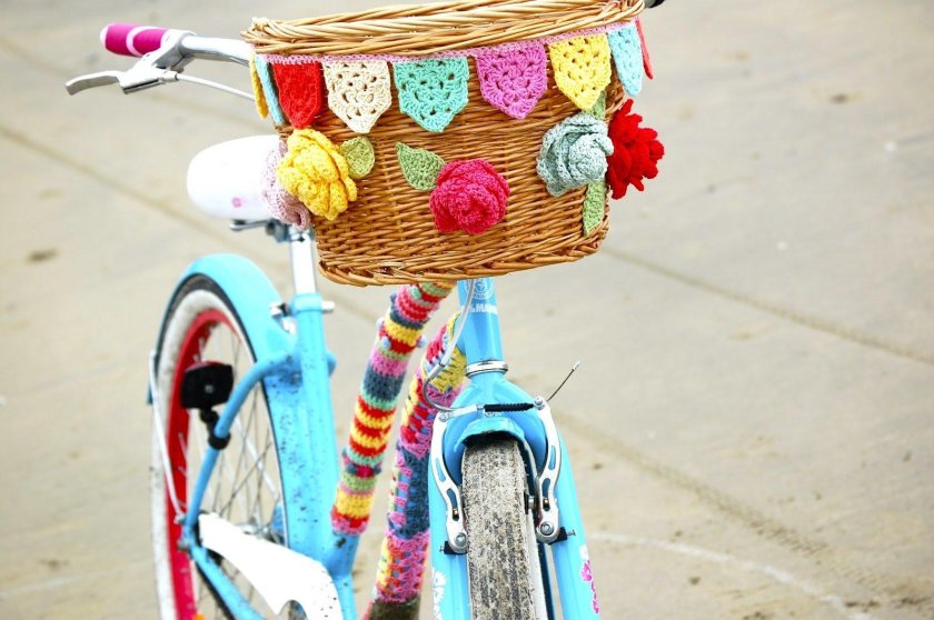 Украсить велосипед