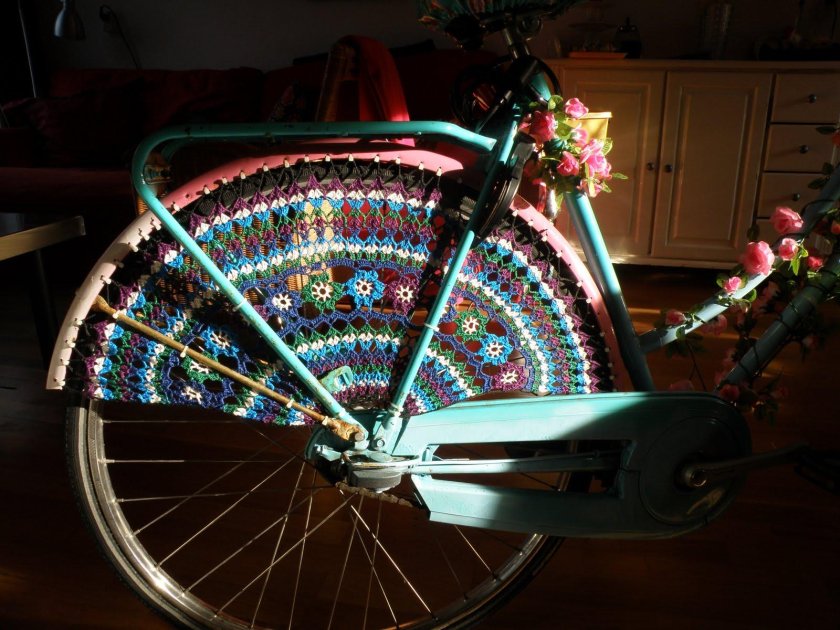 Украсить велосипед