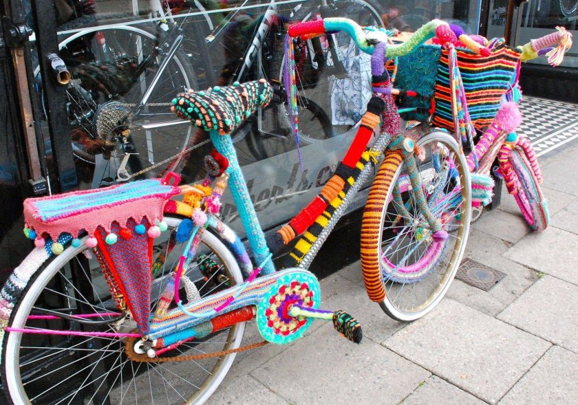 Украсить велосипед