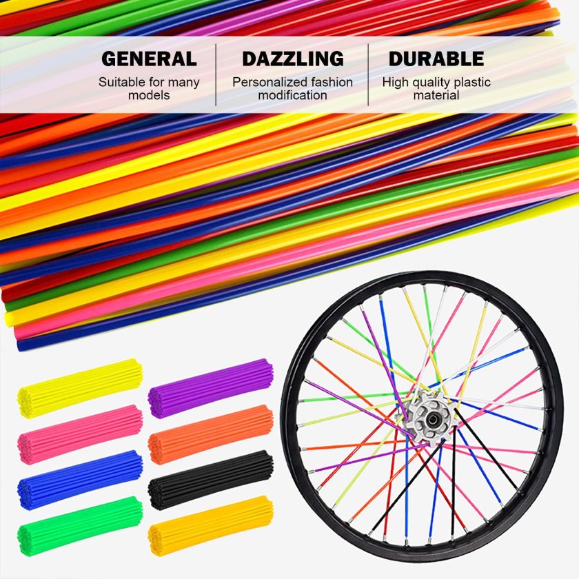 Чехлы на спицы на велосипед