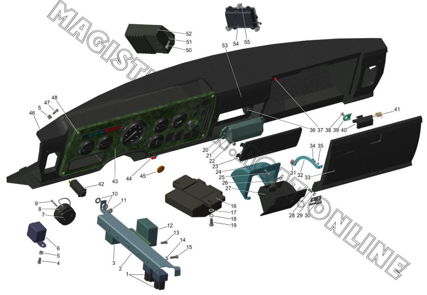 Приборная панель ГАЗ 3308