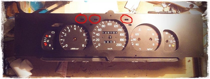 ГАЗ 2410 комбинация приборов сигнальные лампы
