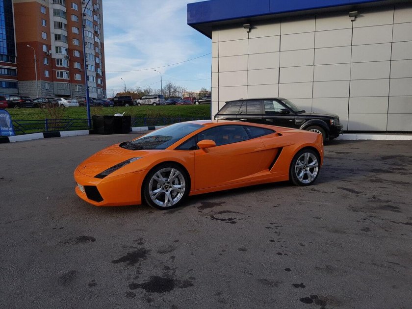Ламборджини Галлардо оранжевый