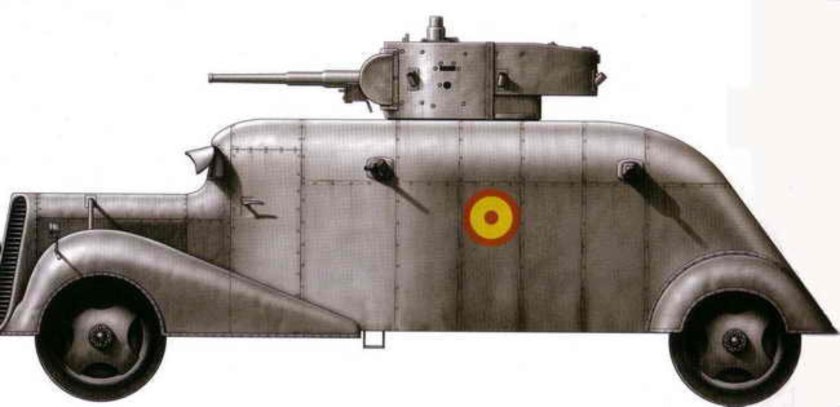 Бронеавтомобиль испано Сюиза