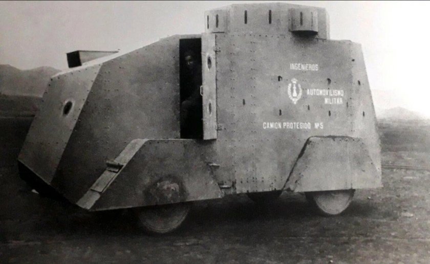 Тизнаос броневик Испании