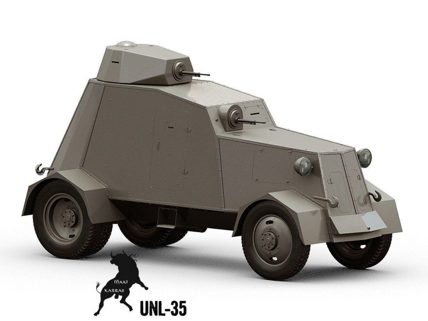 Испанский бронеавтомобиль UNL-35