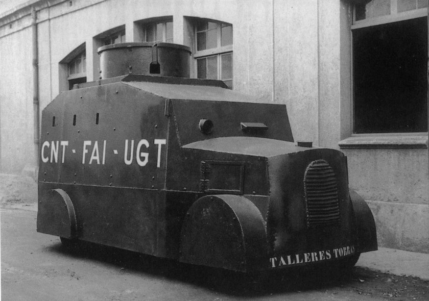 Гражданская война в Испании бронеавтомобили