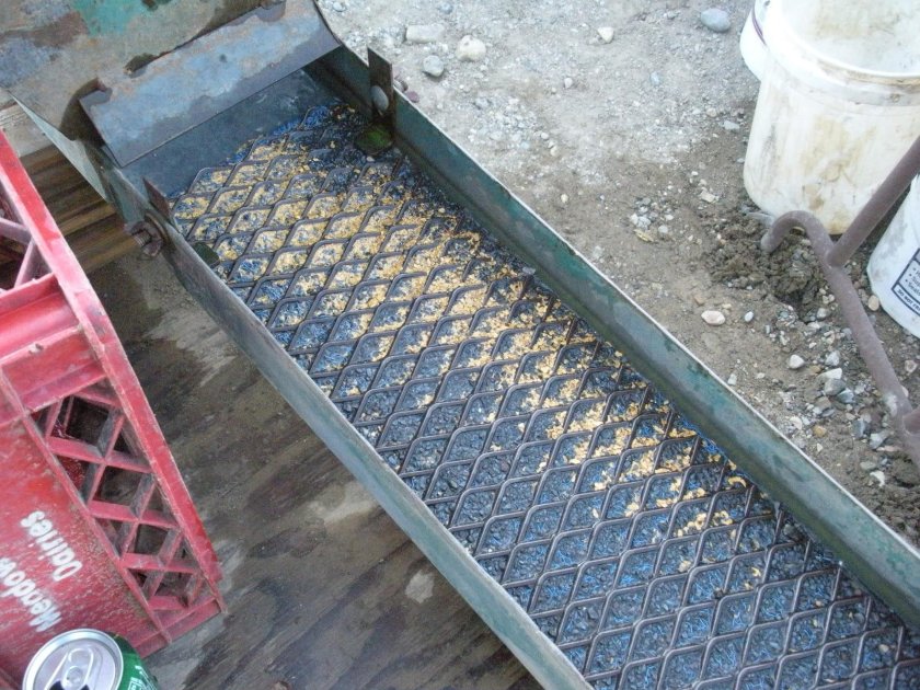 Промывочный шлюз для золота