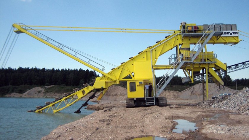 Многоковшовый земснаряд