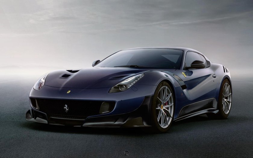 Ferrari f12 TDF Blue