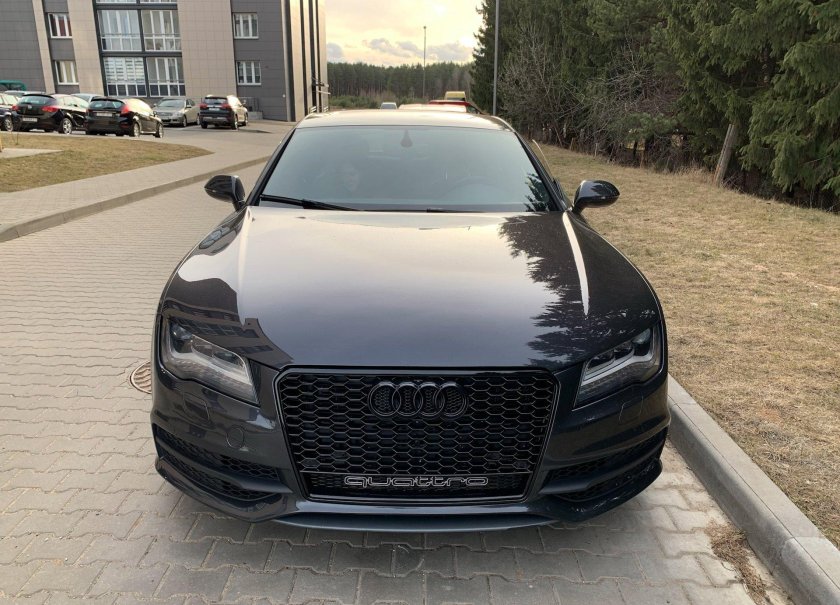 Audi a7 2012 черная