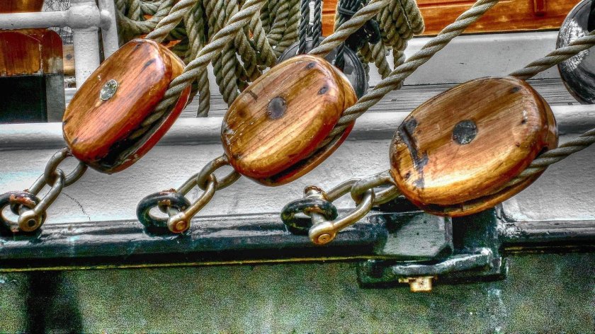 Такелаж юферсы блоки