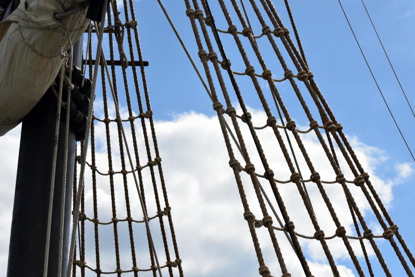 Канаты на корабле