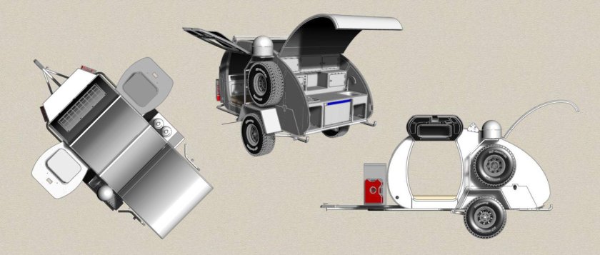 Футуристичный прицеп