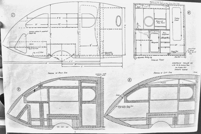 Прицеп Teardrop чертежи